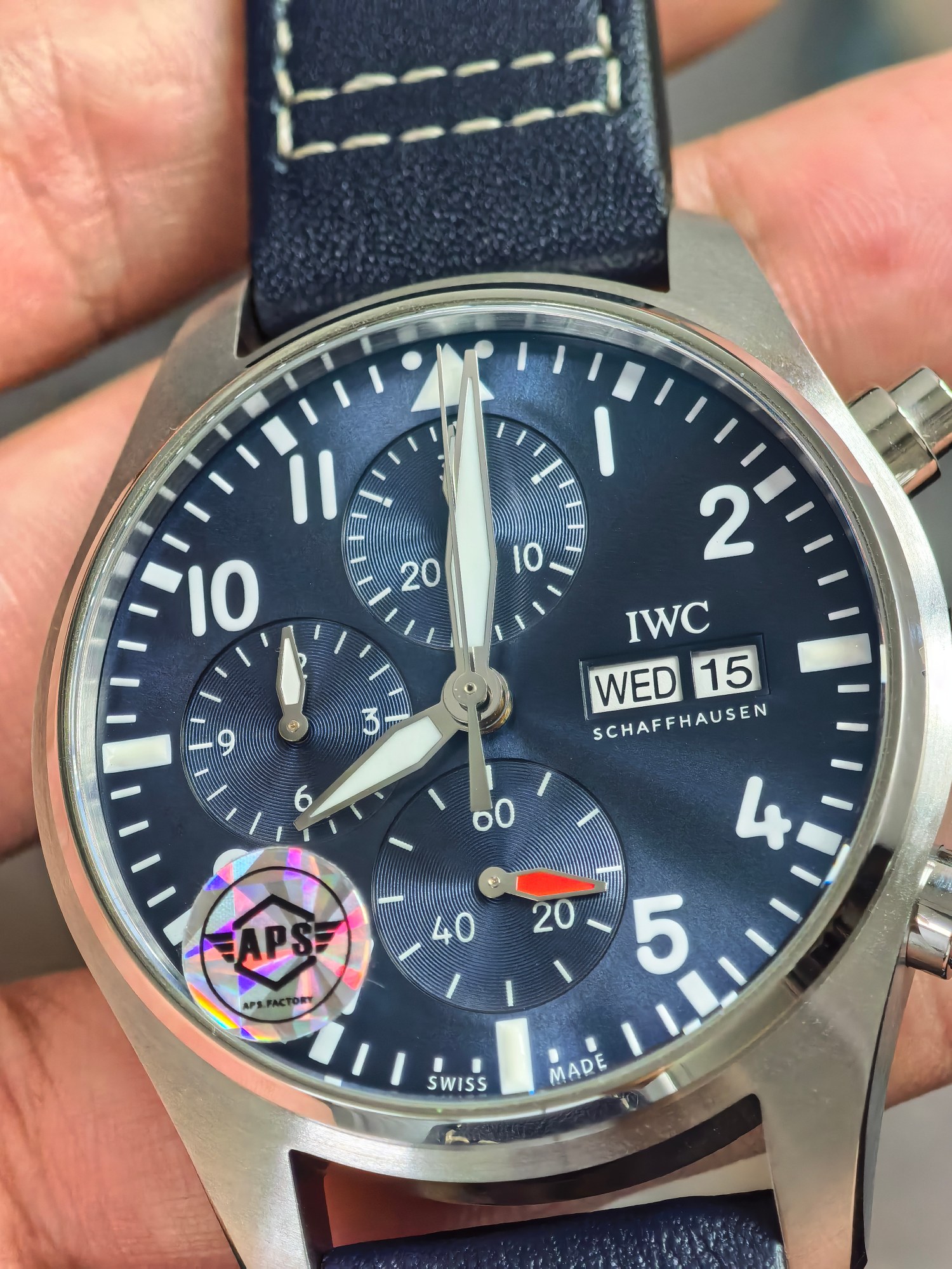 Iwc Aps Chronograph Iw388101 Mold Opening 69385 movement