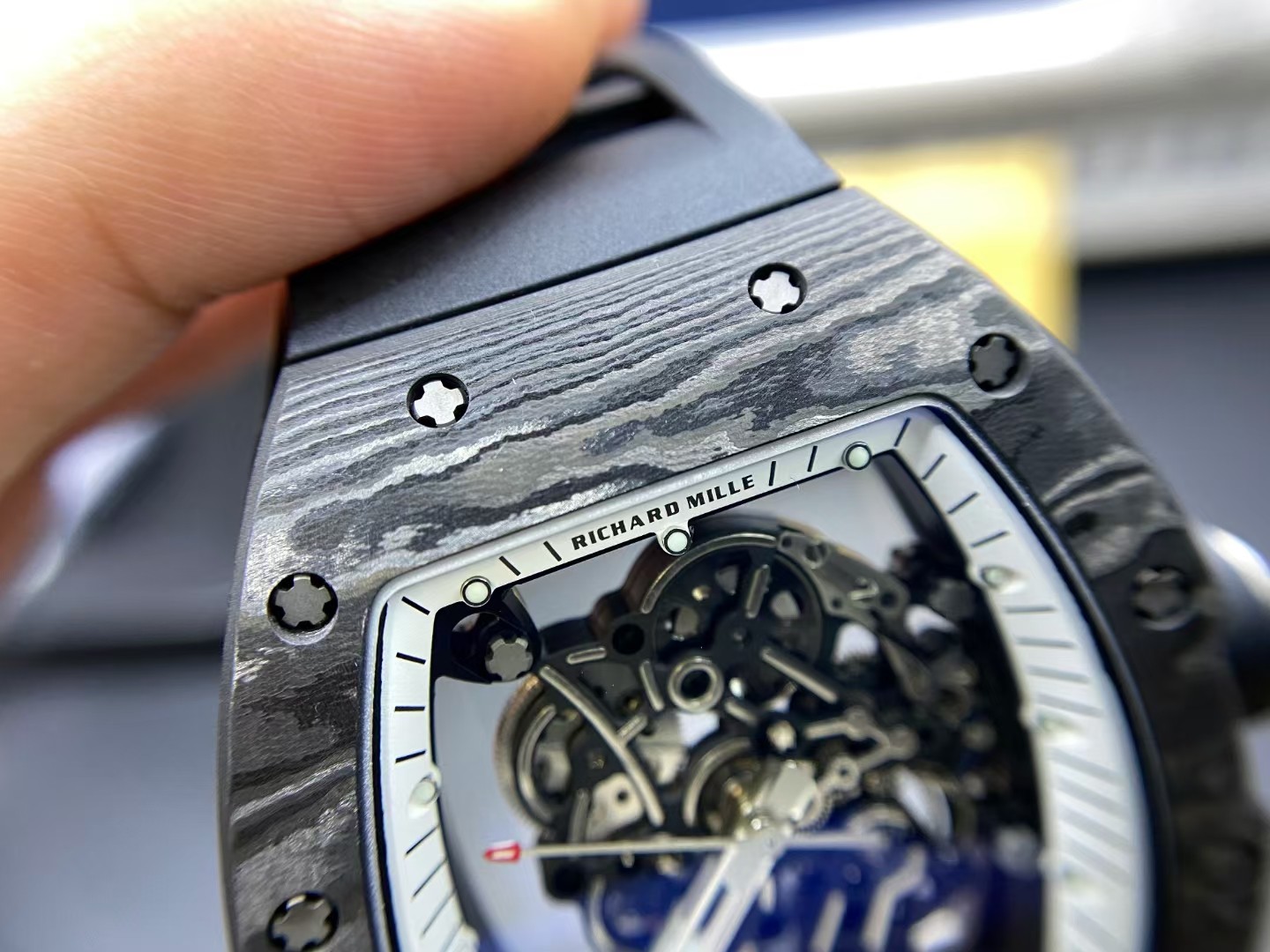 Richard Mille Aps Rm055 Watch Clasp Titanium Rmul2v2 Movement Case Strap