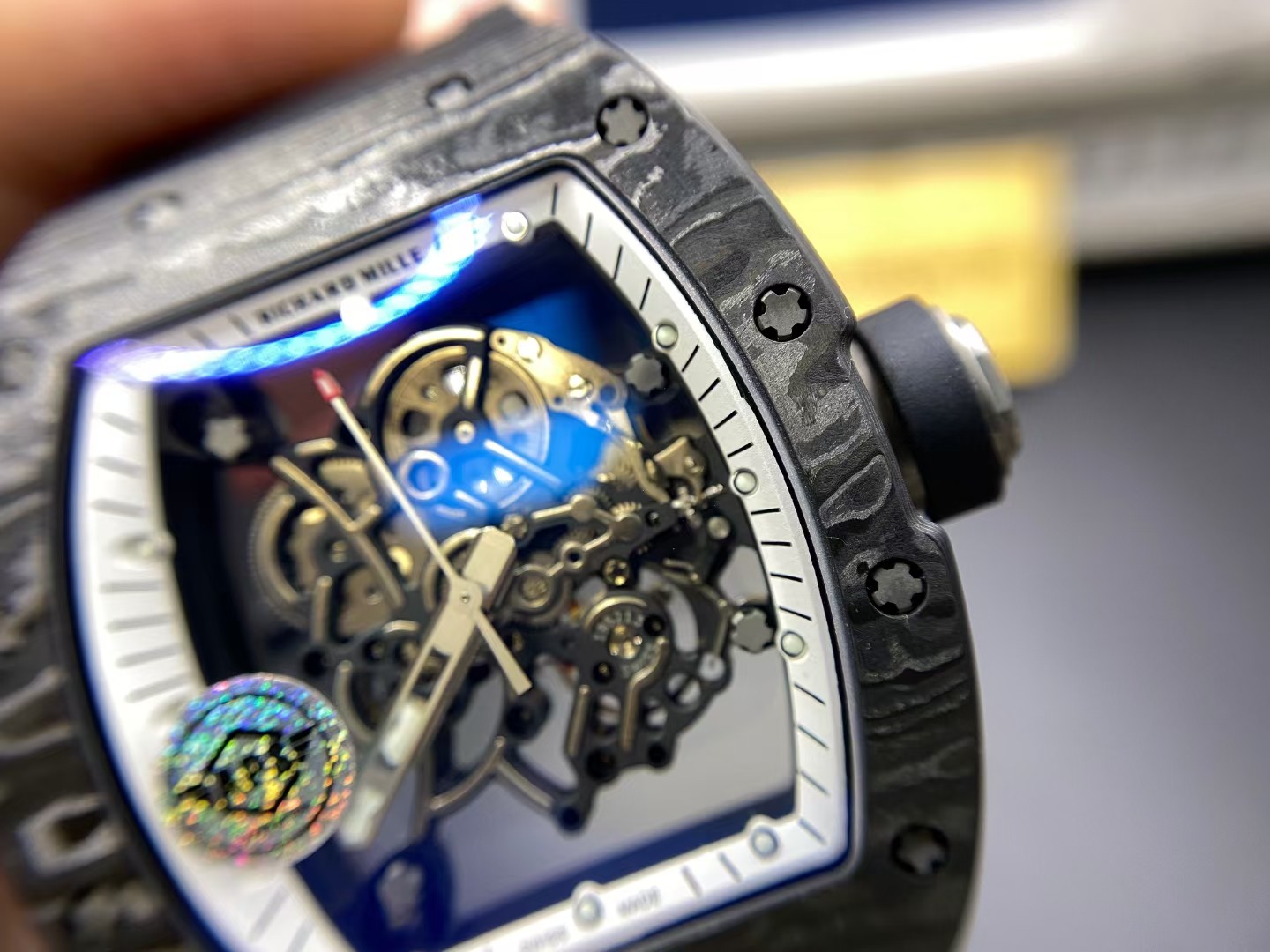 Richard Mille Aps Rm055 Watch Clasp Titanium Rmul2v2 Movement Case Strap