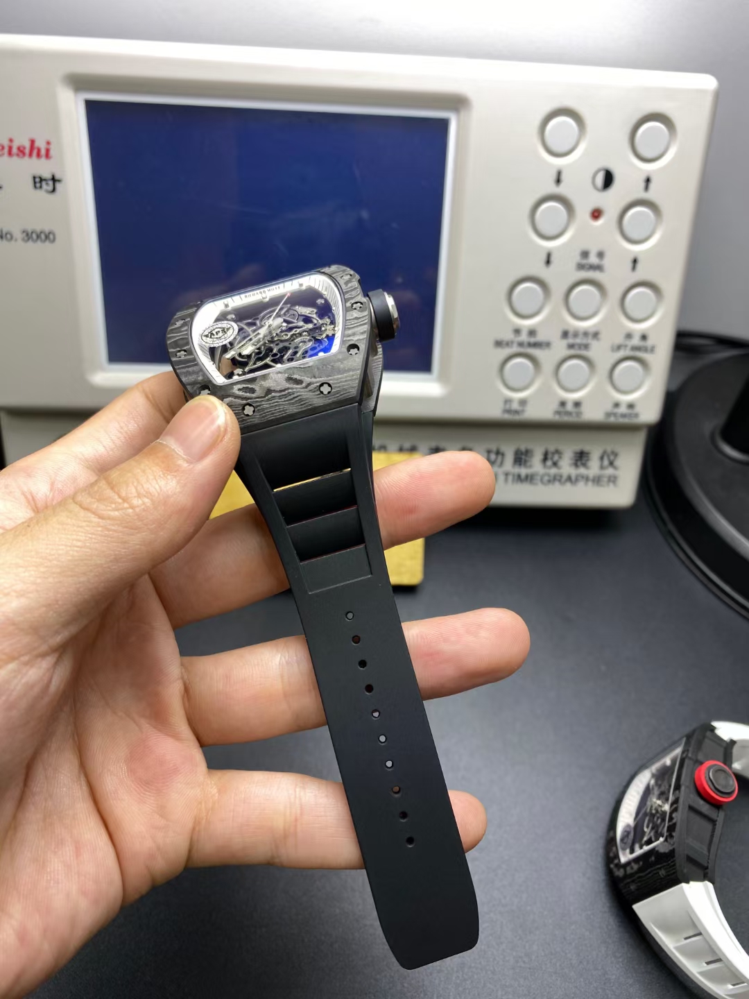 Richard Mille Aps Rm055 Watch Clasp Titanium Rmul2v2 Movement Case Strap