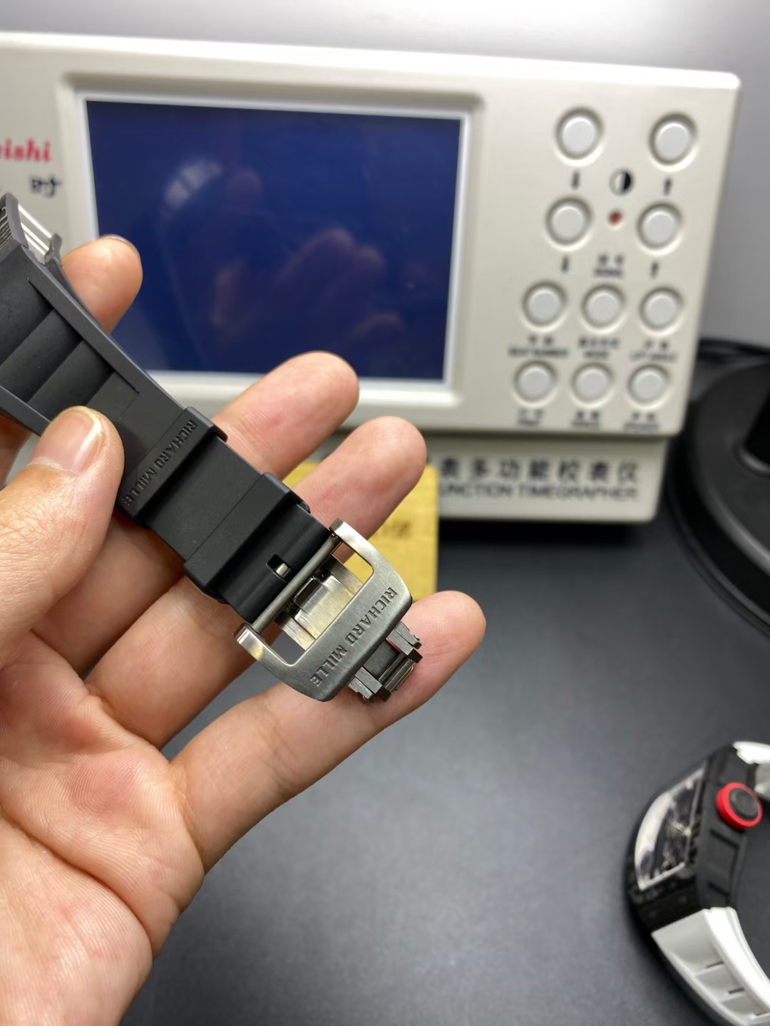 Richard Mille Aps Rm055 Watch Clasp Titanium Rmul2v2 Movement Case Strap