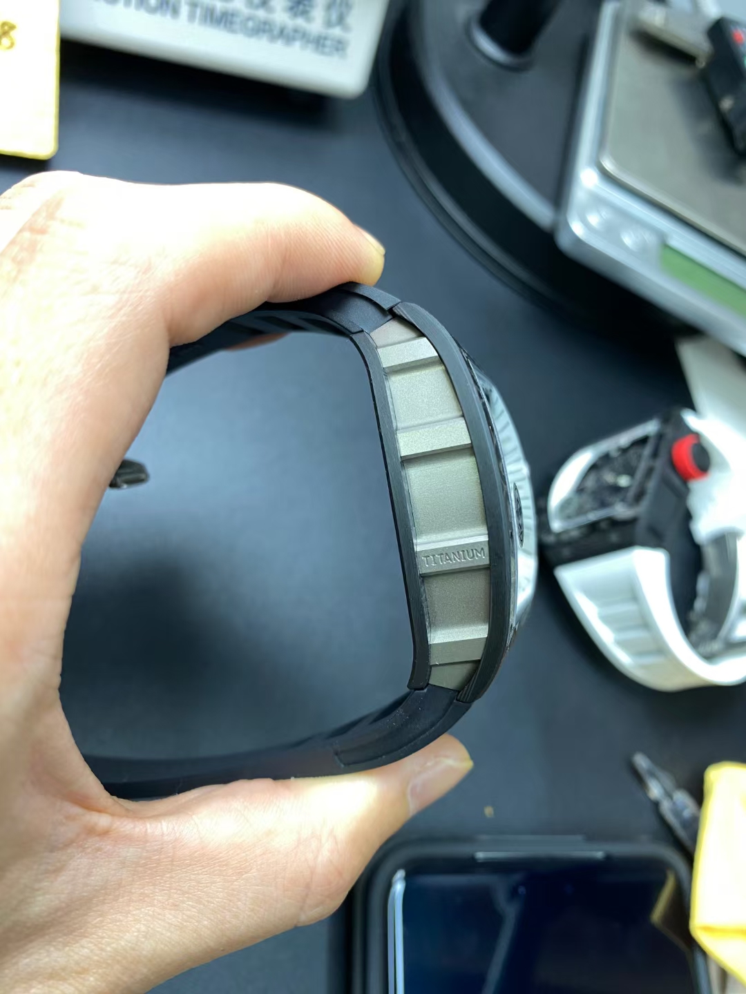 Richard Mille Aps Rm055 Watch Clasp Titanium Rmul2v2 Movement Case Strap