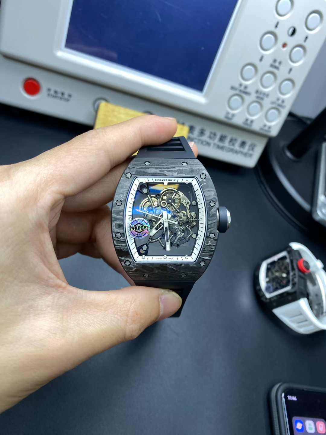 Richard Mille Aps Rm055 Watch Clasp Titanium Rmul2v2 Movement Case Strap