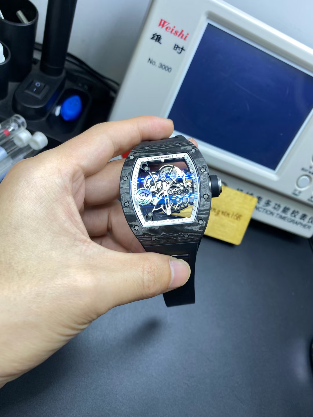 Richard Mille Aps Rm055 Watch Clasp Titanium Rmul2v2 Movement Case Strap