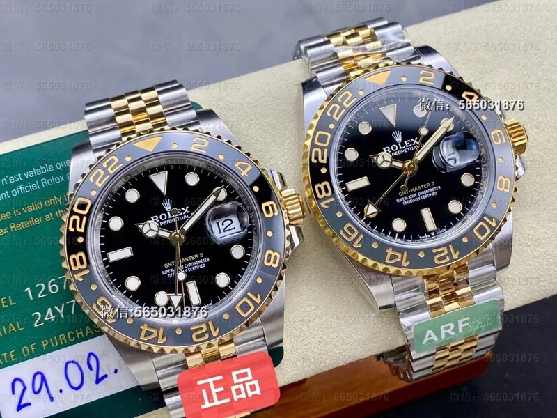 Rolex Arf Rolexgmt Pvd 166gram, 170gram. 3285 Movement