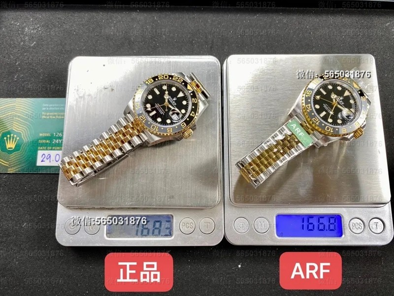 Rolex Arf Rolexgmt Pvd 166gram, 170gram. 3285 Movement