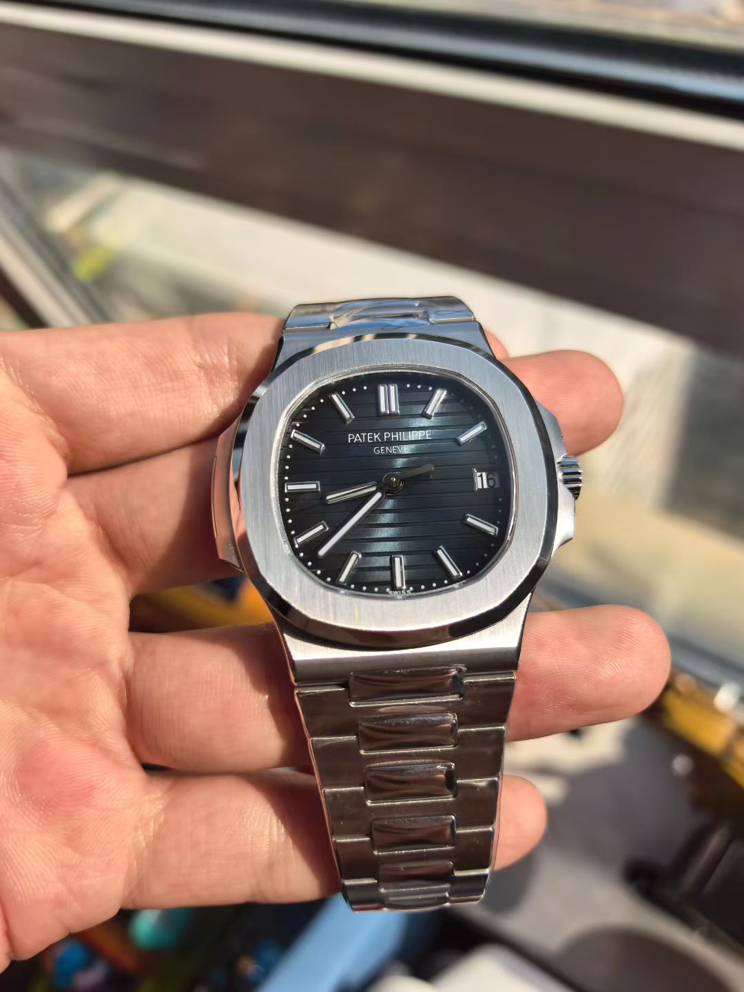 Patek Philippe Bbf 5711 Watch Dial Markerswatch Hands Casewatch Strap Movement 3k