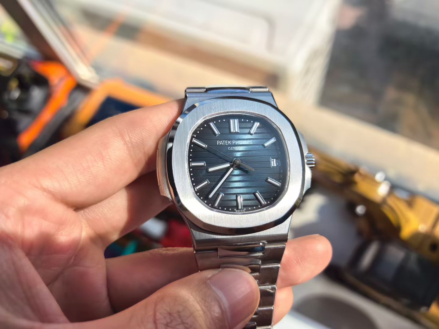 Patek Philippe Bbf 5711 Watch Dial Markerswatch Hands Casewatch Strap Movement 3k