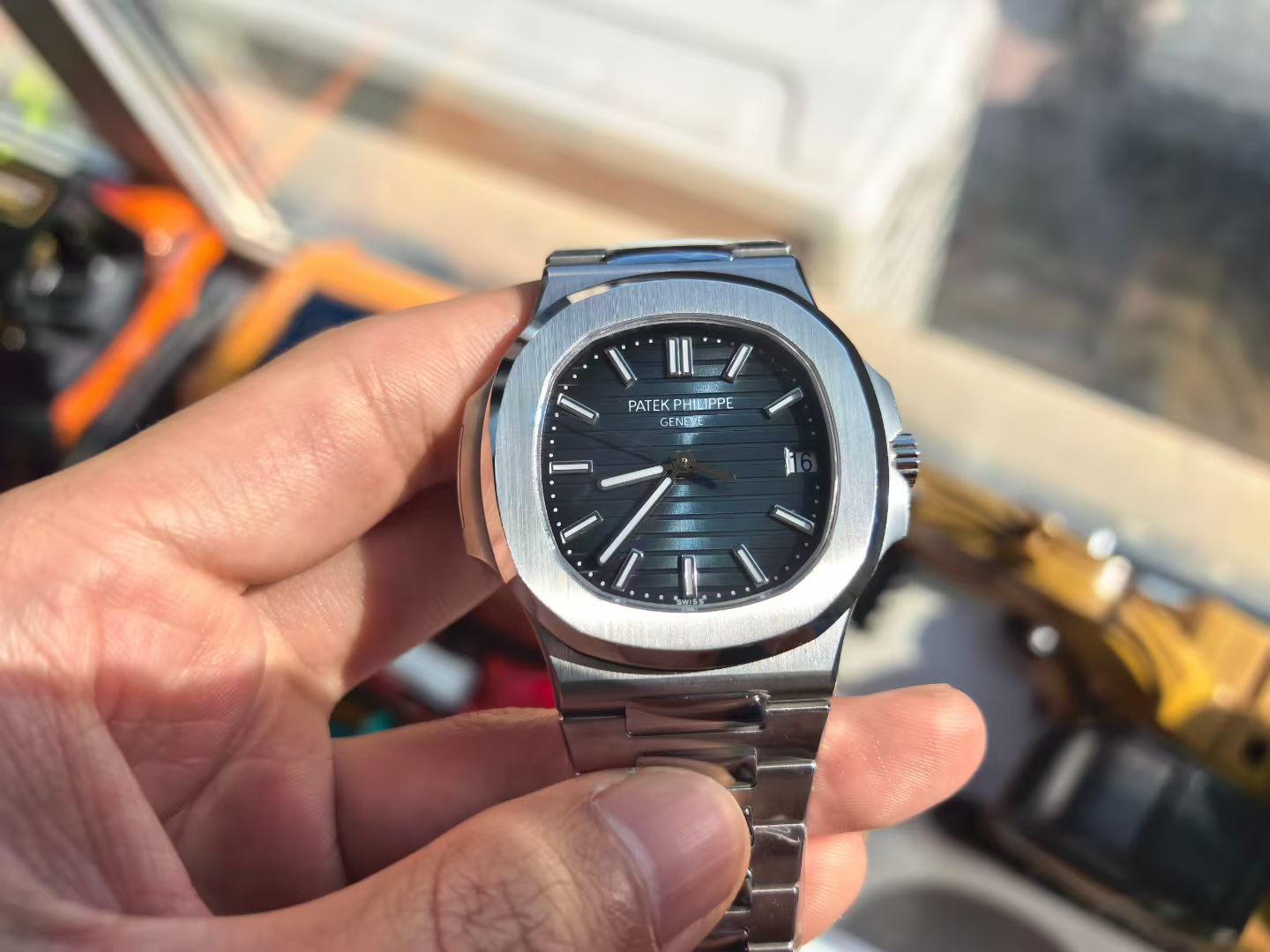 Patek Philippe Bbf 5711 Watch Dial Markerswatch Hands Casewatch Strap Movement 3k