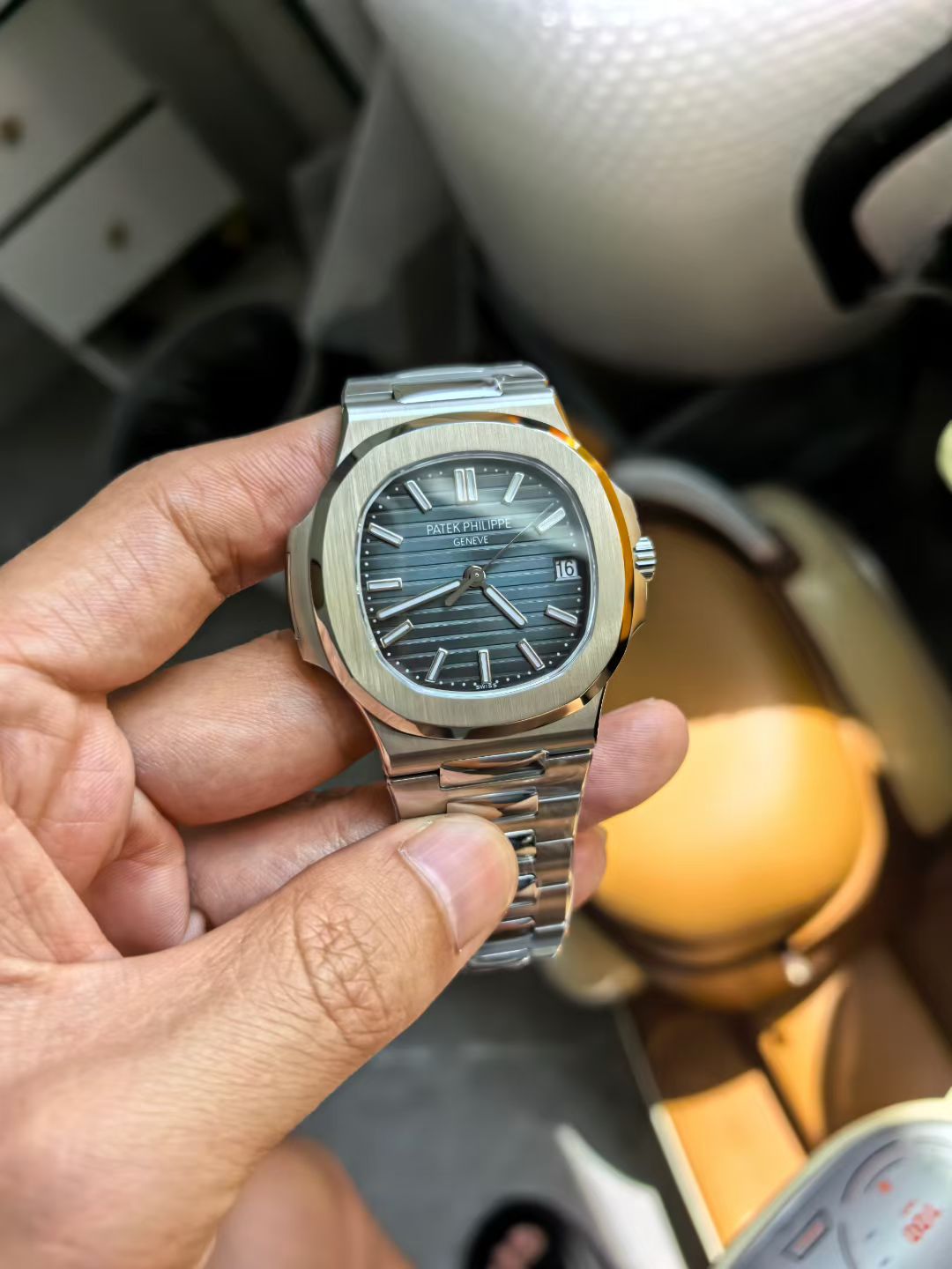 Patek Philippe Bbf 5711 Watch Dial Markerswatch Hands Casewatch Strap Movement 3k