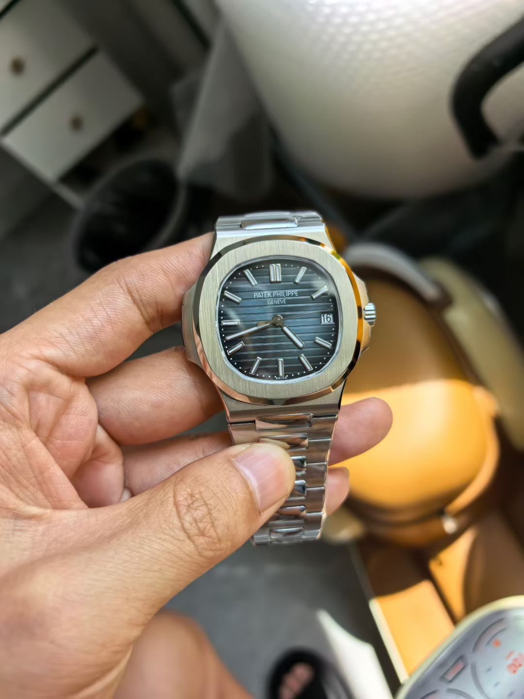 Patek Philippe Bbf 5711 Watch Dial Markerswatch Hands Casewatch Strap Movement 3k