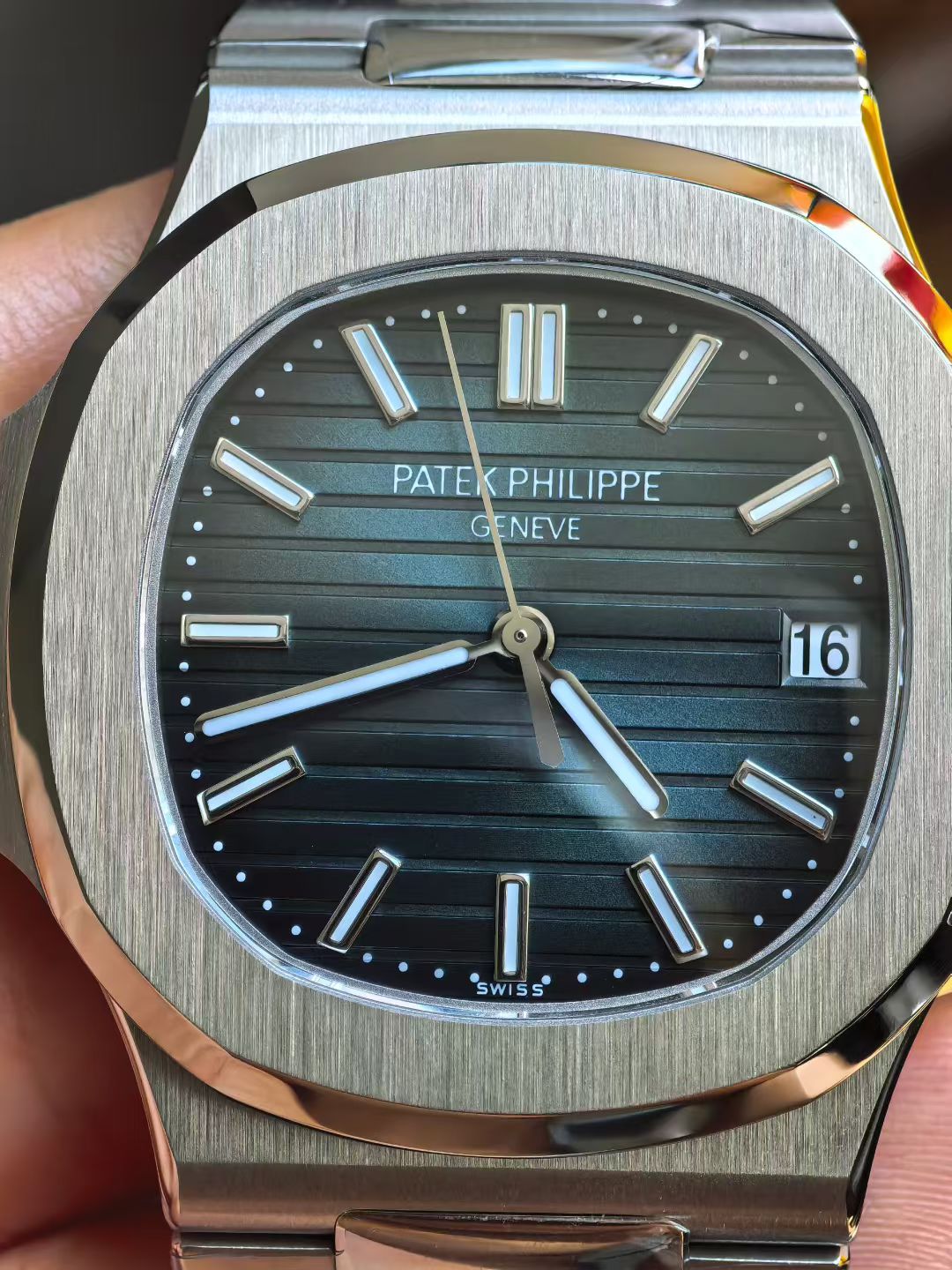 Patek Philippe Bbf 5711 Watch Dial Markerswatch Hands Casewatch Strap Movement 3k