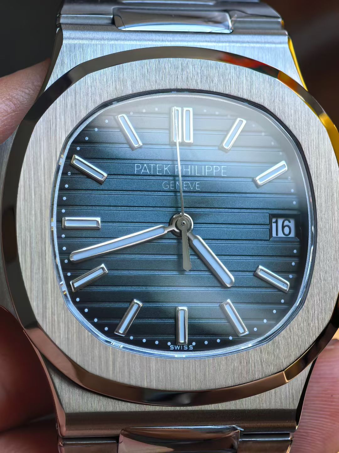 Patek Philippe Bbf 5711 Watch Dial Markerswatch Hands Casewatch Strap Movement 3k