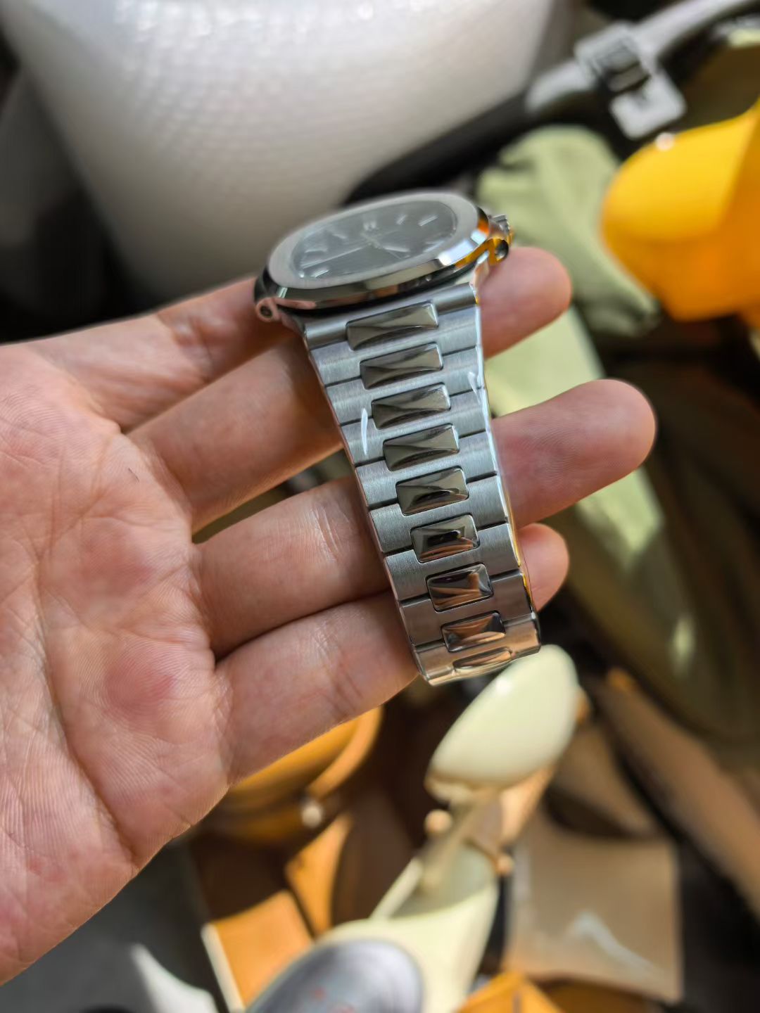 Patek Philippe Bbf 5711 Watch Dial Markerswatch Hands Casewatch Strap Movement 3k