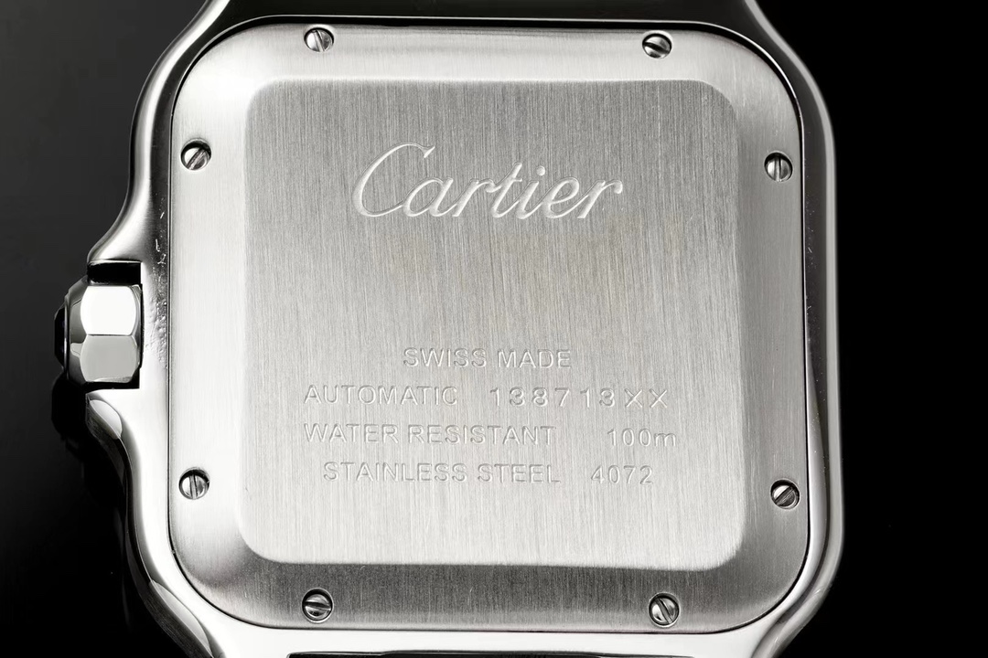 Cartier Bv -cartiersantos 1 :sapphire Crystalwatch Crystal 2 Watch Strap: 3 Case: ,adlc 4 5 Dial: 6 Size:5x39.8x9.38 mm 7 Movement: 9019