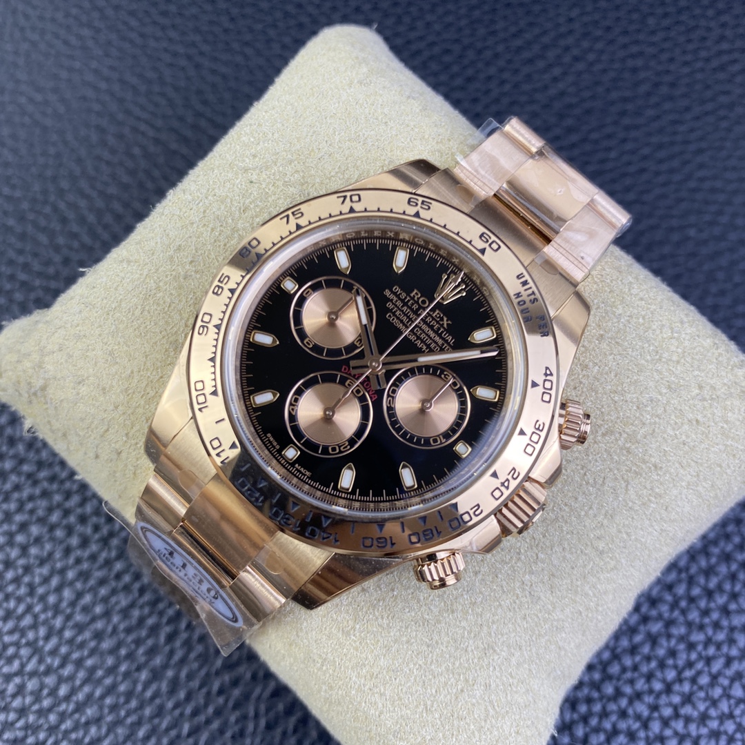 Rolex Clean/c Rolexrose Gold Plated 4130 movement904l 40mm
