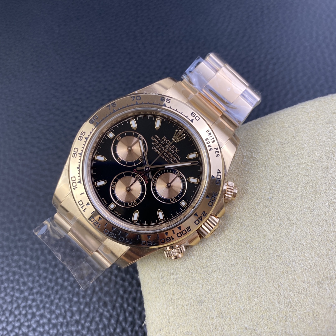 Rolex Clean/c Rolexrose Gold Plated 4130 movement904l 40mm