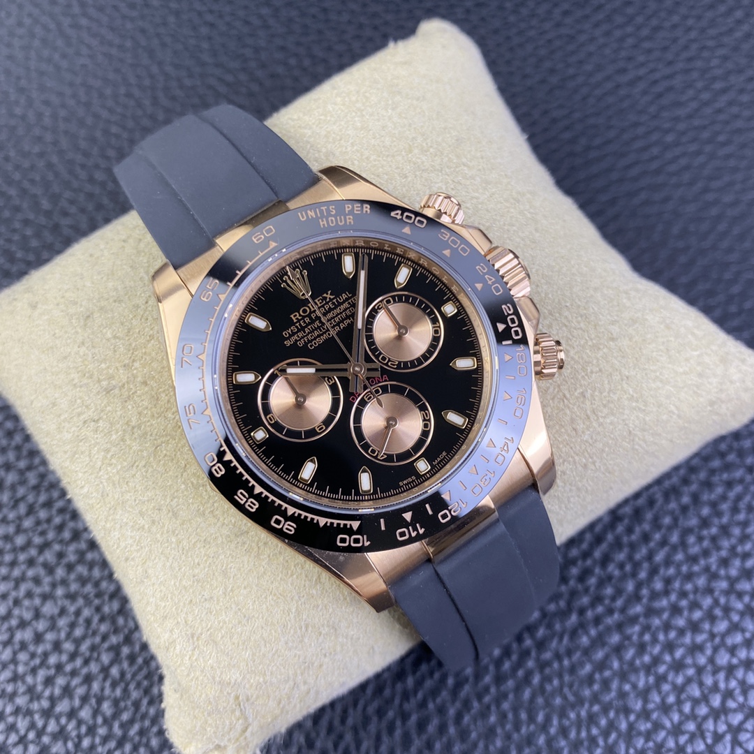 Rolex Clean/c Rolexrose Gold Plated 4130 movement904l 40mm