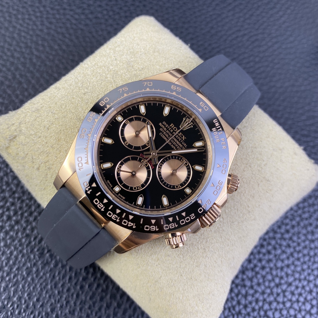 Rolex Clean/c Rolexrose Gold Plated 4130 movement904l 40mm