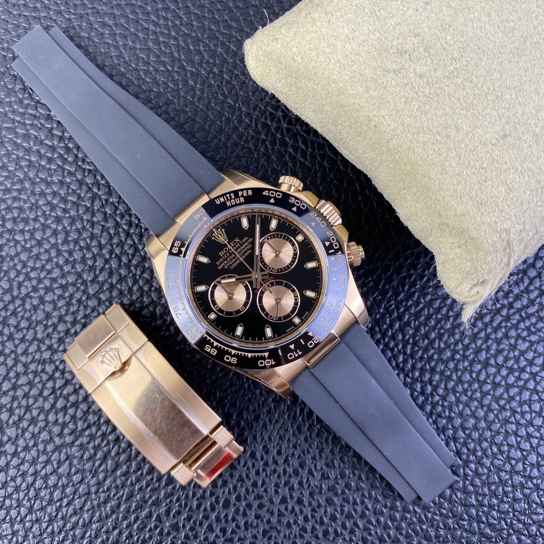 Rolex Clean/c Rolexrose Gold Plated 4130 movement904l 40mm