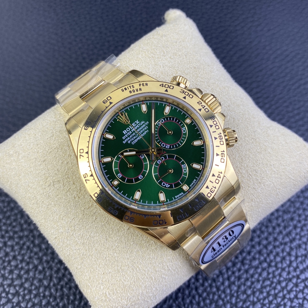 Rolex Clean C 4130 movement40 mm 904