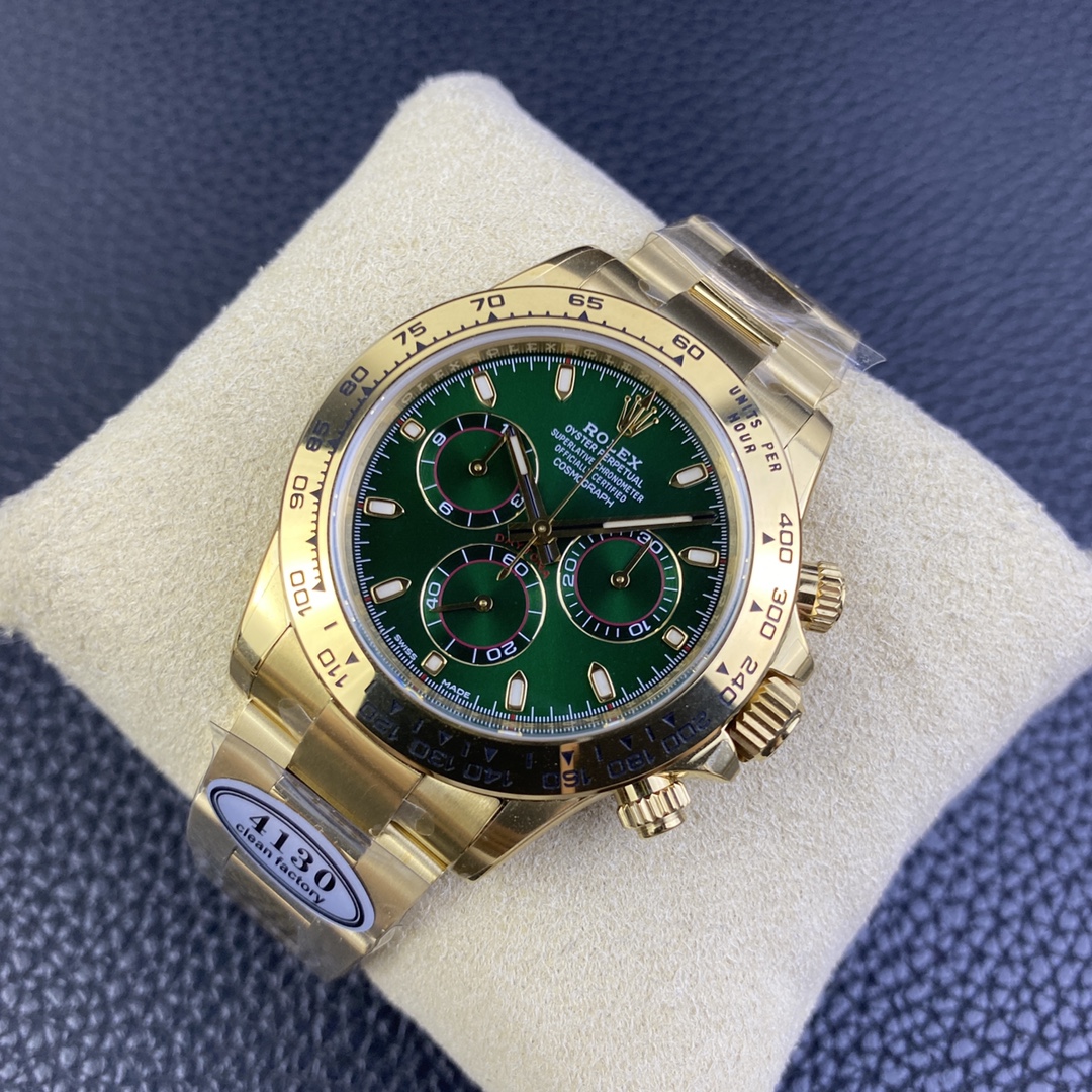 Rolex Clean C 4130 movement40 mm 904
