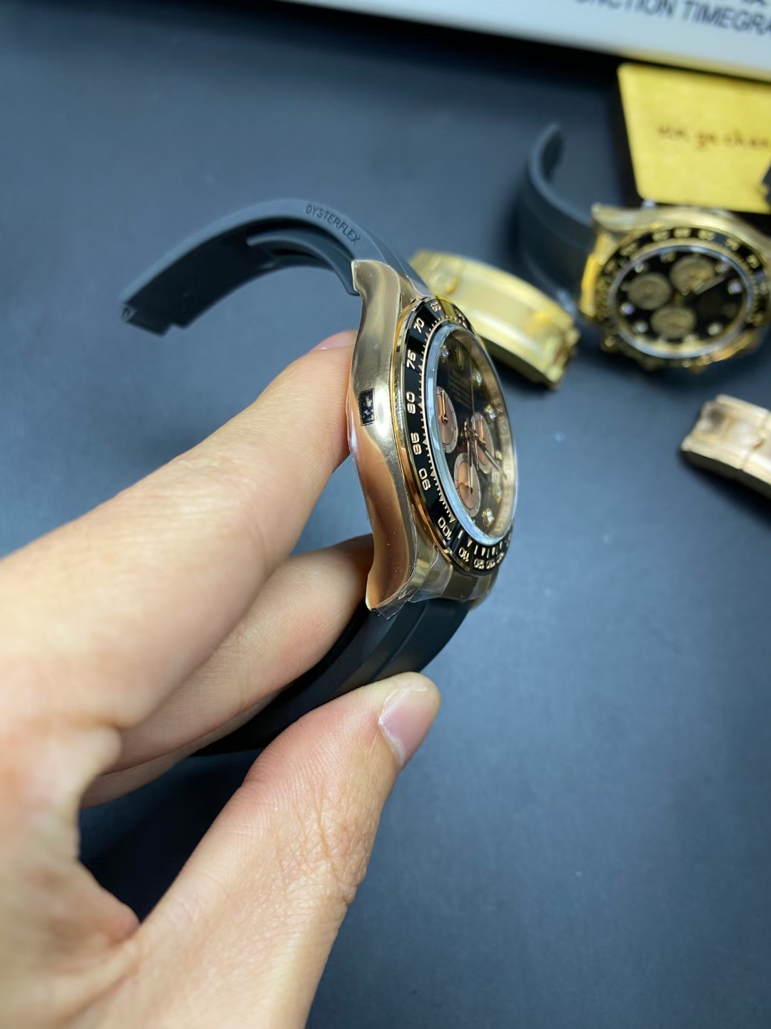 Rolex C 126515rose Gold Plated 4131 movement 70 40diameter Watch Clasp