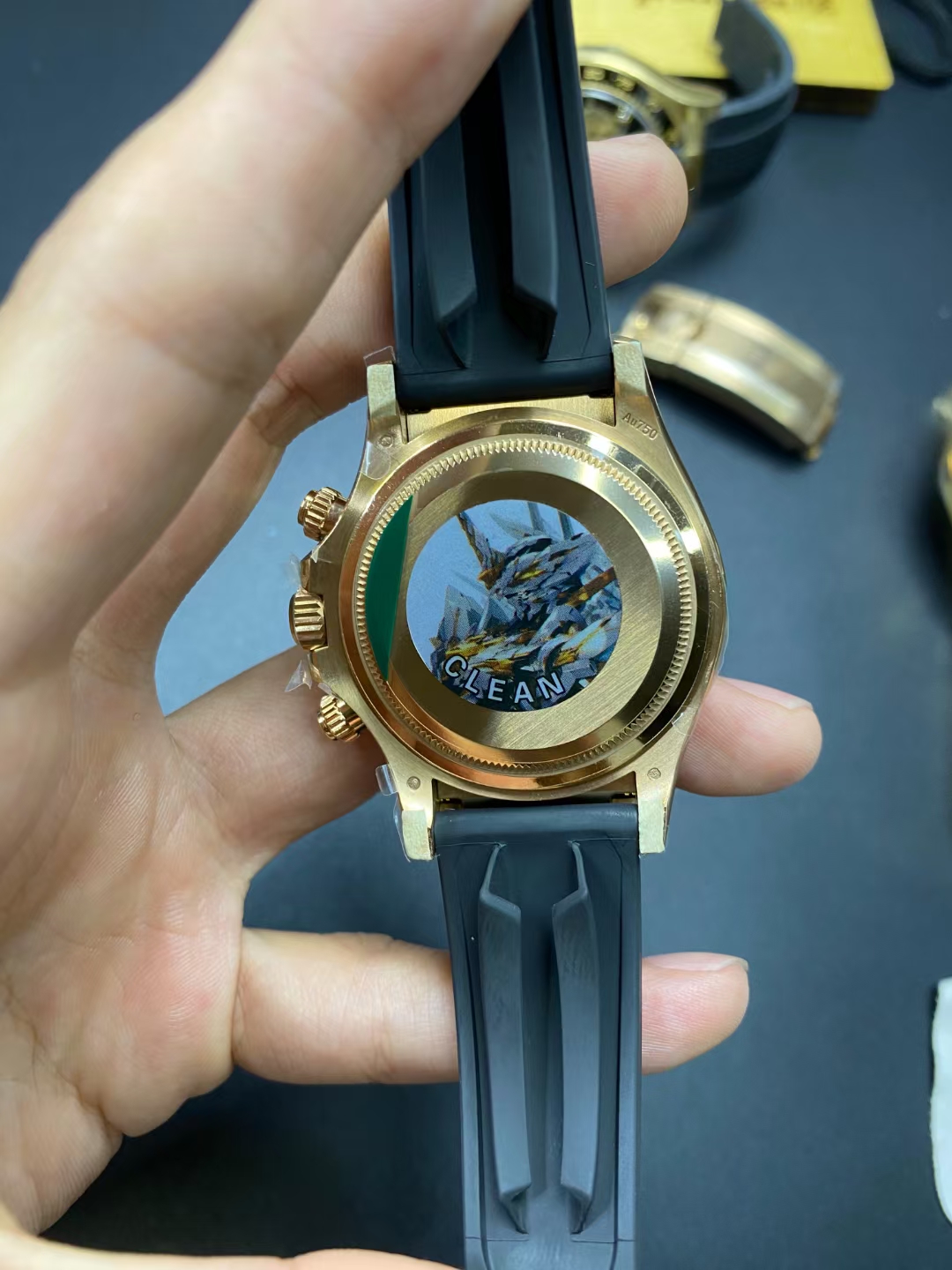 Rolex C 126515rose Gold Plated 4131 movement 70 40diameter Watch Clasp