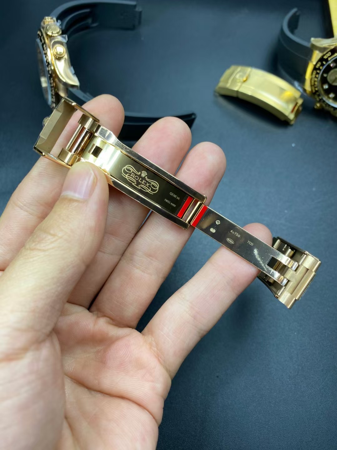 Rolex C 126515rose Gold Plated 4131 movement 70 40diameter Watch Clasp