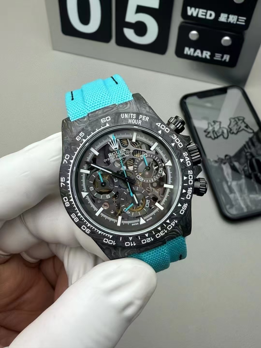 Rolex Diw Ntpt Original 4130 49gram