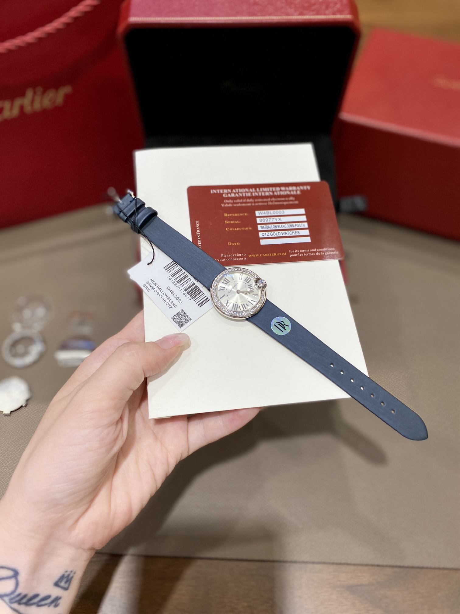 Cartier Dr 2021 Watch Strap Dialsize30, Size. Gold Platedwatch Hands 4