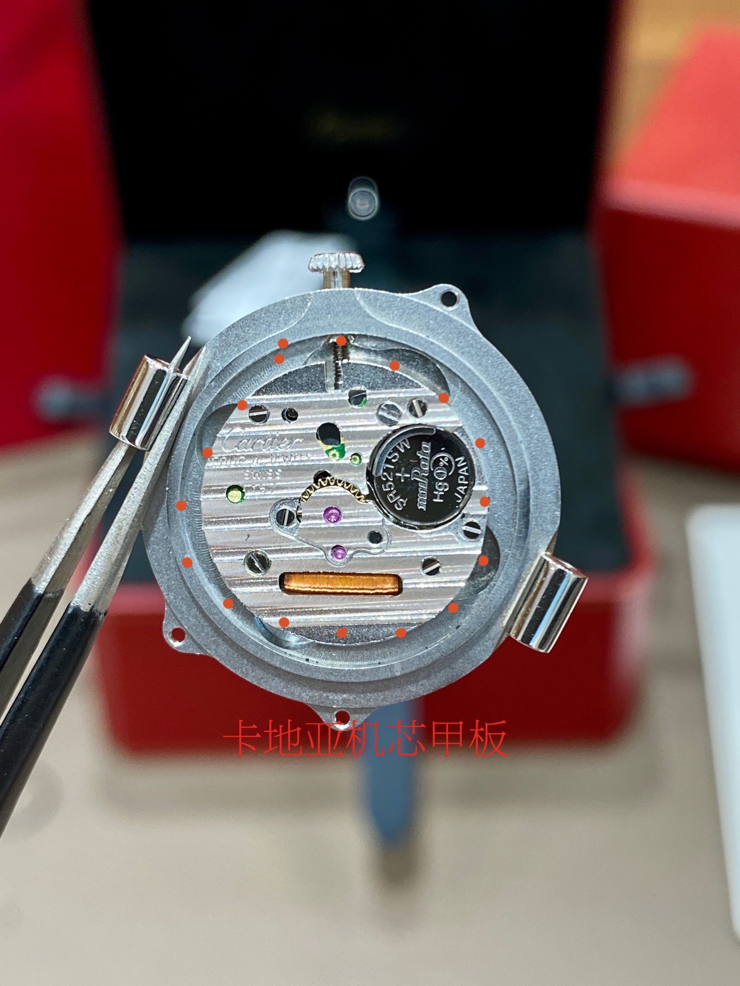 Cartier Dr 2021 Watch Strap Dialsize30, Size. Gold Platedwatch Hands 4