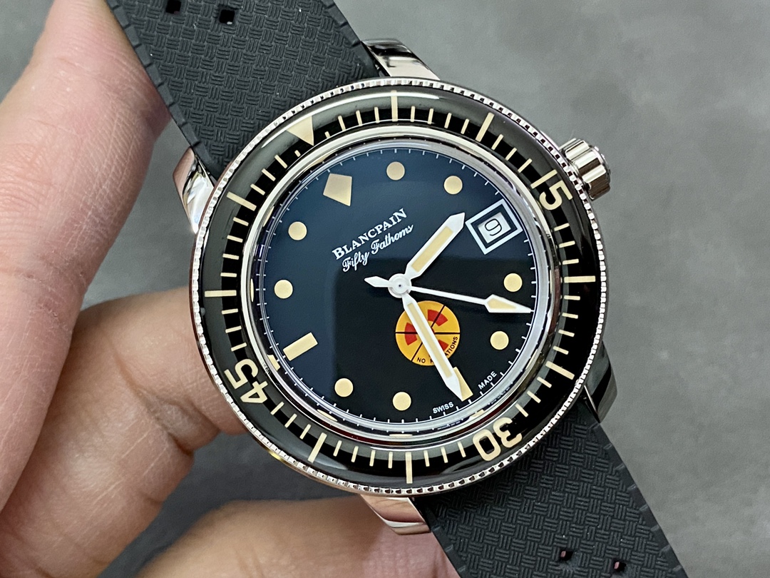 Blancpain Gs 2022 5008, C3 Luminous ,watch Dial Original, Strap, Cal.1131 movement, Platinum ,3 mm size