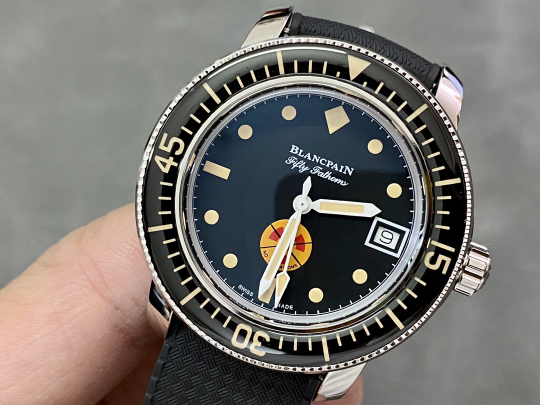 Blancpain Gs 2022 5008, C3 Luminous ,watch Dial Original, Strap, Cal.1131 movement, Platinum ,3 mm size