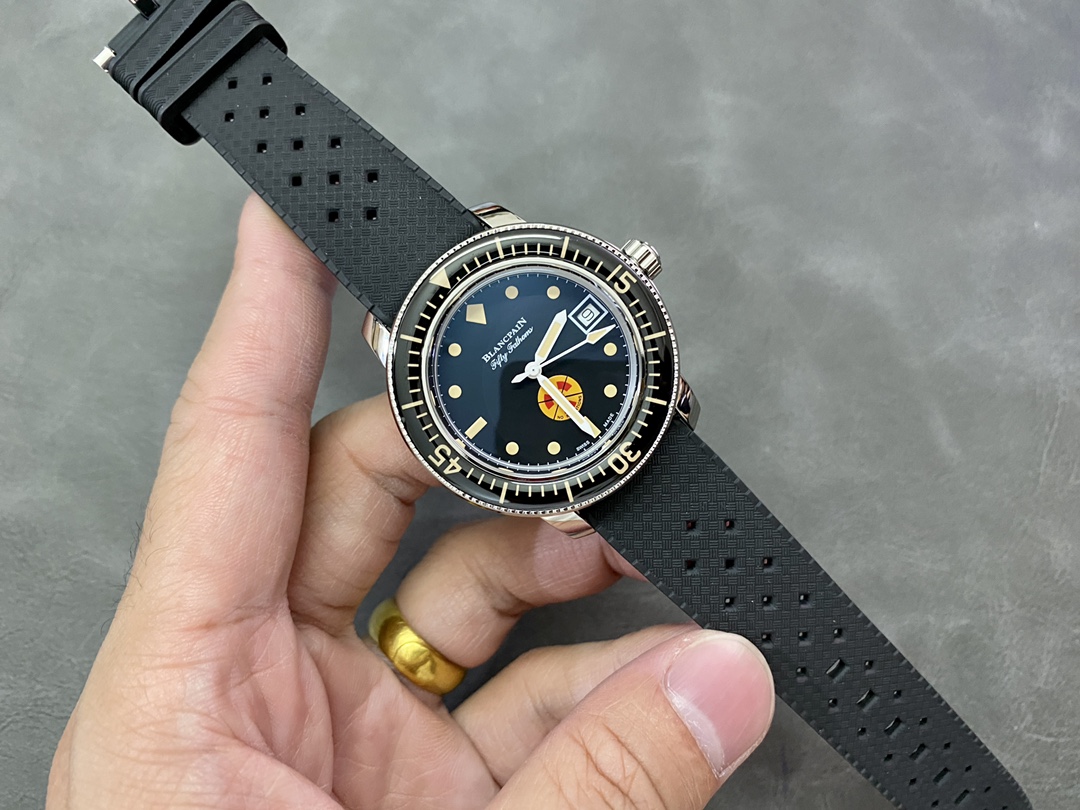 Blancpain Gs 2022 5008, C3 Luminous ,watch Dial Original, Strap, Cal.1131 movement, Platinum ,3 mm size