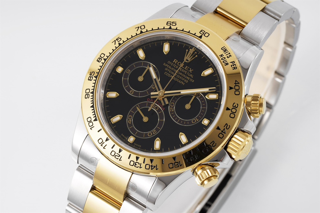 Rolex King Daytona 4130 A Original1 1 Size:40 mm 12.2 Watch Dial Luminouswatch Hands movement Ar 904lwatch Strap, Rose Gold Plated 18k