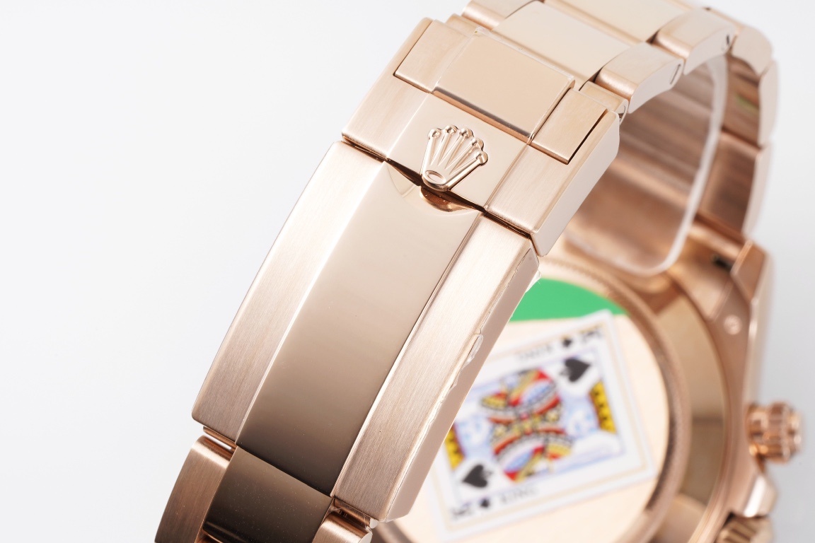 Rolex King Daytona 4130 A Original1 1 Size:40 mm 12.2 Watch Dial Luminouswatch Hands movement Ar 904lwatch Strap, Rose Gold Plated 18k