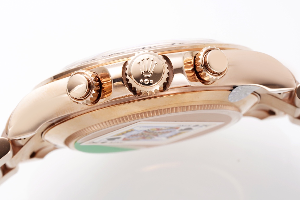 Rolex King Daytona 4130 A Original1 1 Size:40 mm 12.2 Watch Dial Luminouswatch Hands movement Ar 904lwatch Strap, Rose Gold Plated 18k