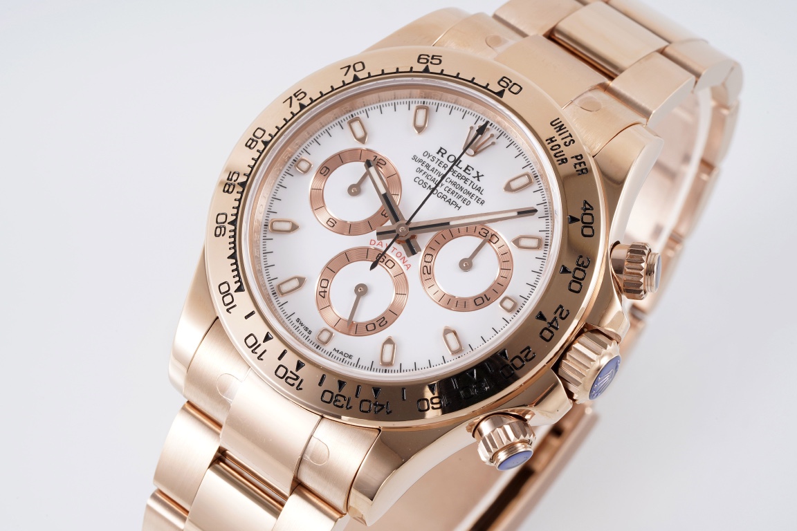 Rolex King Daytona 4130 A Original1 1 Size:40 mm 12.2 Watch Dial Luminouswatch Hands movement