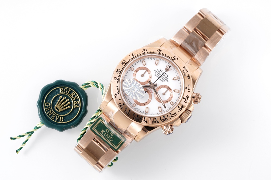 Rolex King Daytona 4130 A Original1 1 Size:40 mm 12.2 Watch Dial Luminouswatch Hands movement