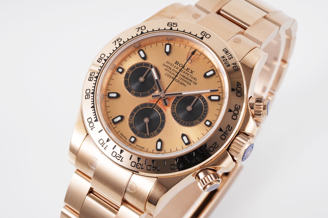 Rolex King Daytona 4130 A Original1 1 Size:40 mm 12.2 Watch Dial Luminouswatch Hands movement