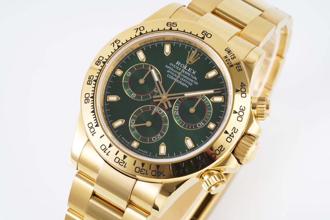 Rolex King Daytona 4130 A Original1 1 Size:40 mm 12.2 Watch Dial Luminouswatch Hands movement Ar 904lwatch Strap, Rose Gold Plated 18k