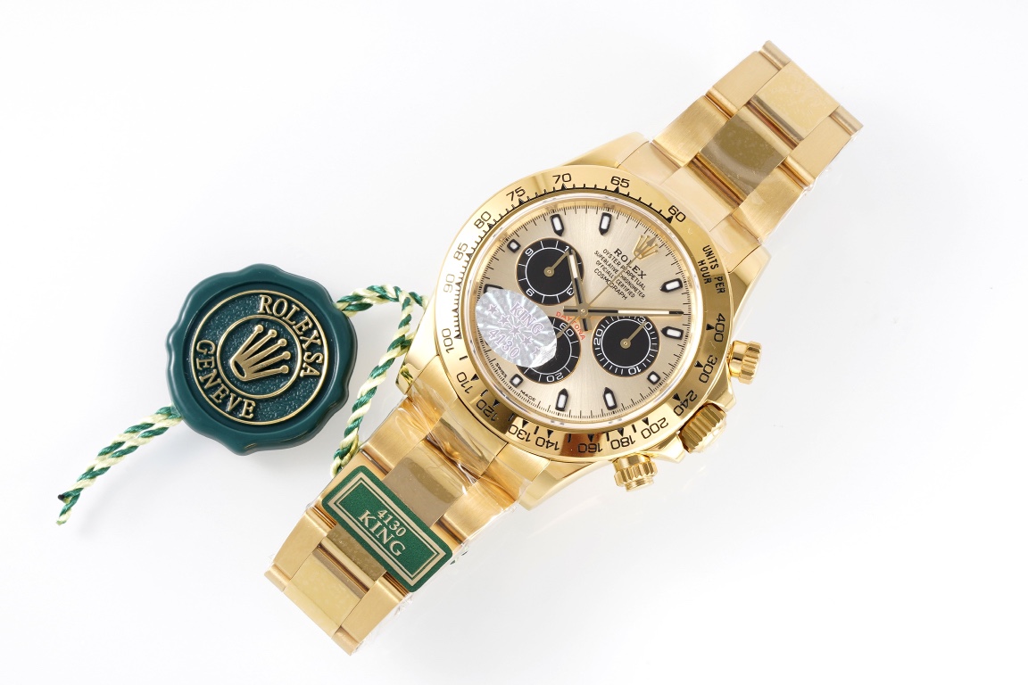 Rolex King Daytona 4130 Original1 1 Size:40 mm 12.2 Watch Dial Luminouswatch Hands movement