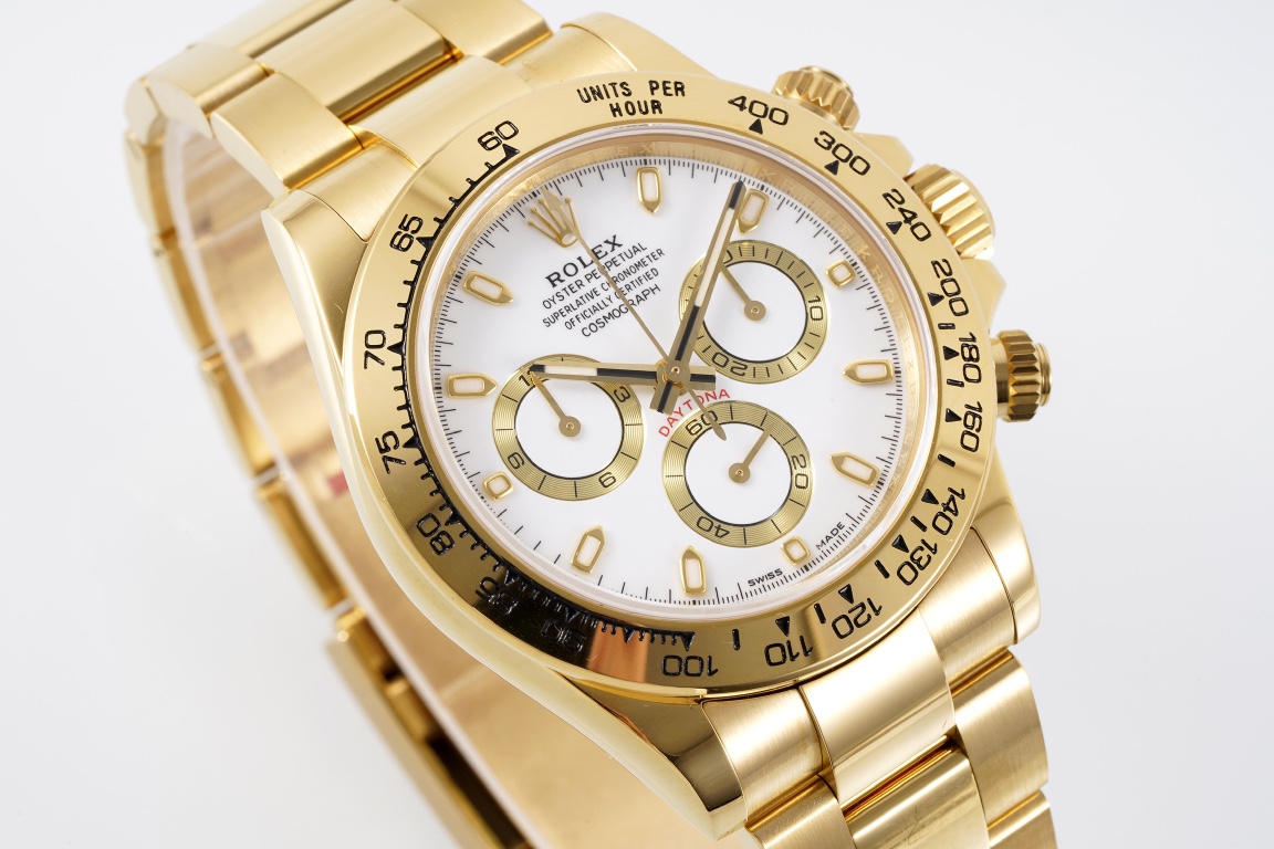 Rolex King Daytona 4130 Original1 1 Size:40 mm 12.2 Watch Dial Luminouswatch Hands movement