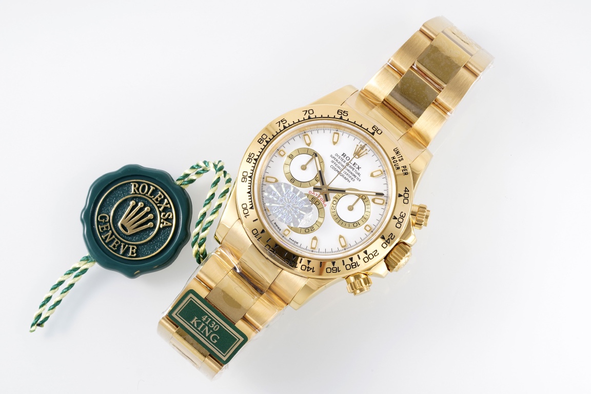 Rolex King Daytona 4130 Original1 1 Size:40 mm 12.2 Watch Dial Luminouswatch Hands movement