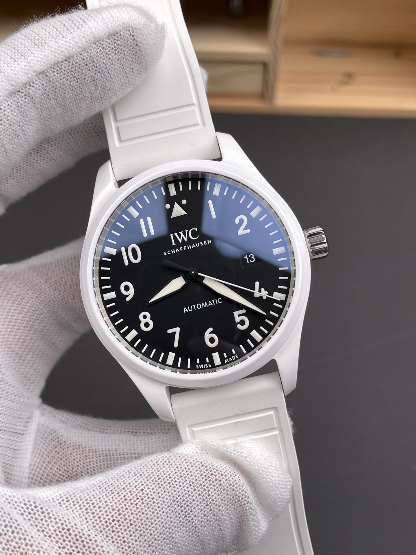 Iwc M Ceramic/41 mm /9015 / Watch Strap