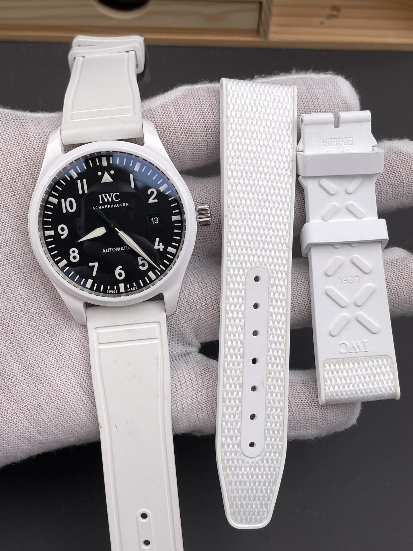 Iwc M Ceramic/41 mm /9015 / Watch Strap
