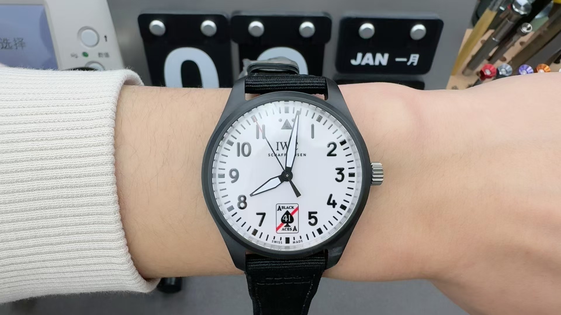 Iwc M A Watch Strap 100 Hands Luminous