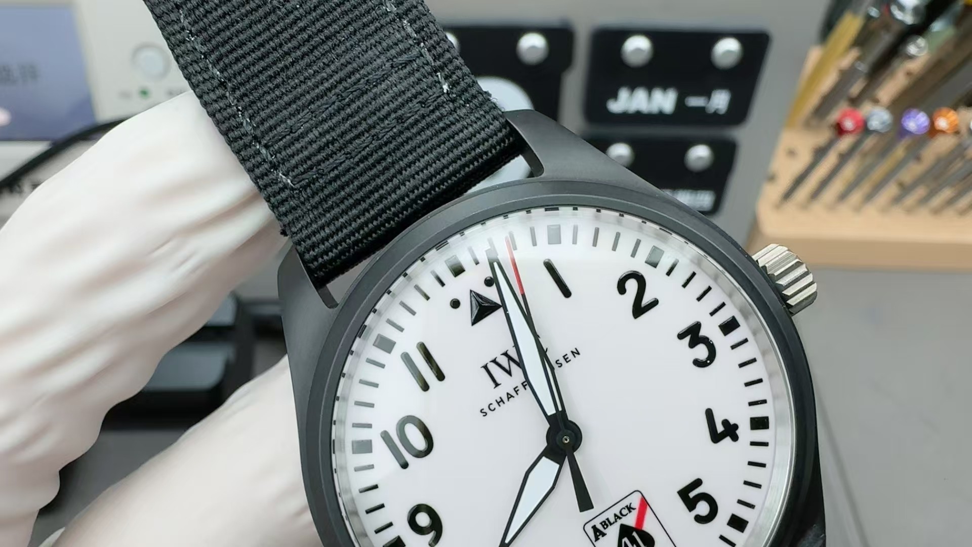 Iwc M A Watch Strap 100 Hands Luminous