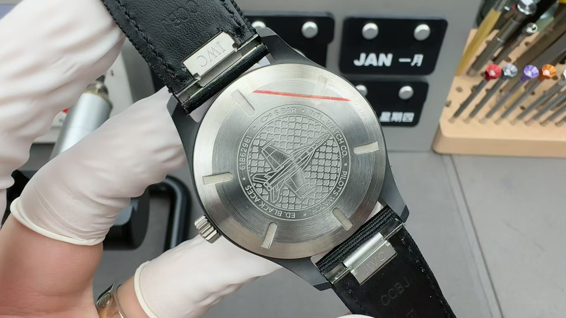 Iwc M A Watch Strap 100 Hands Luminous